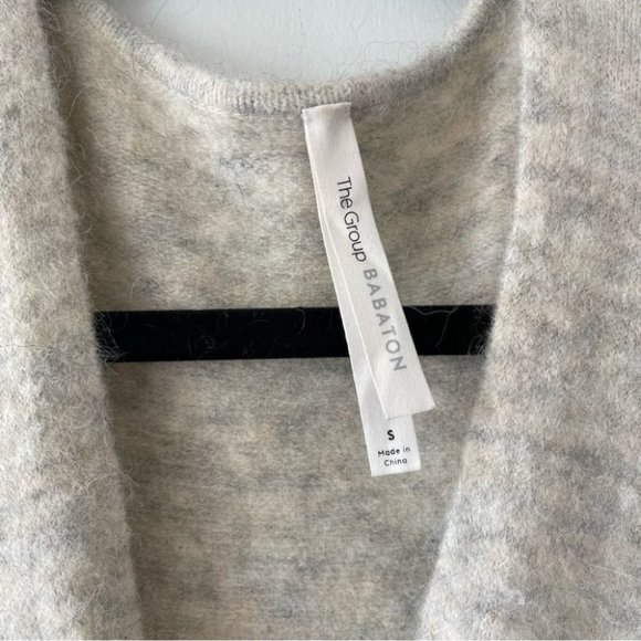 ❌SOLD❌ The Group Babaton Bandini Criss Cross Alpaca Wool cream Sweater size Sm - Picture 4 of 7